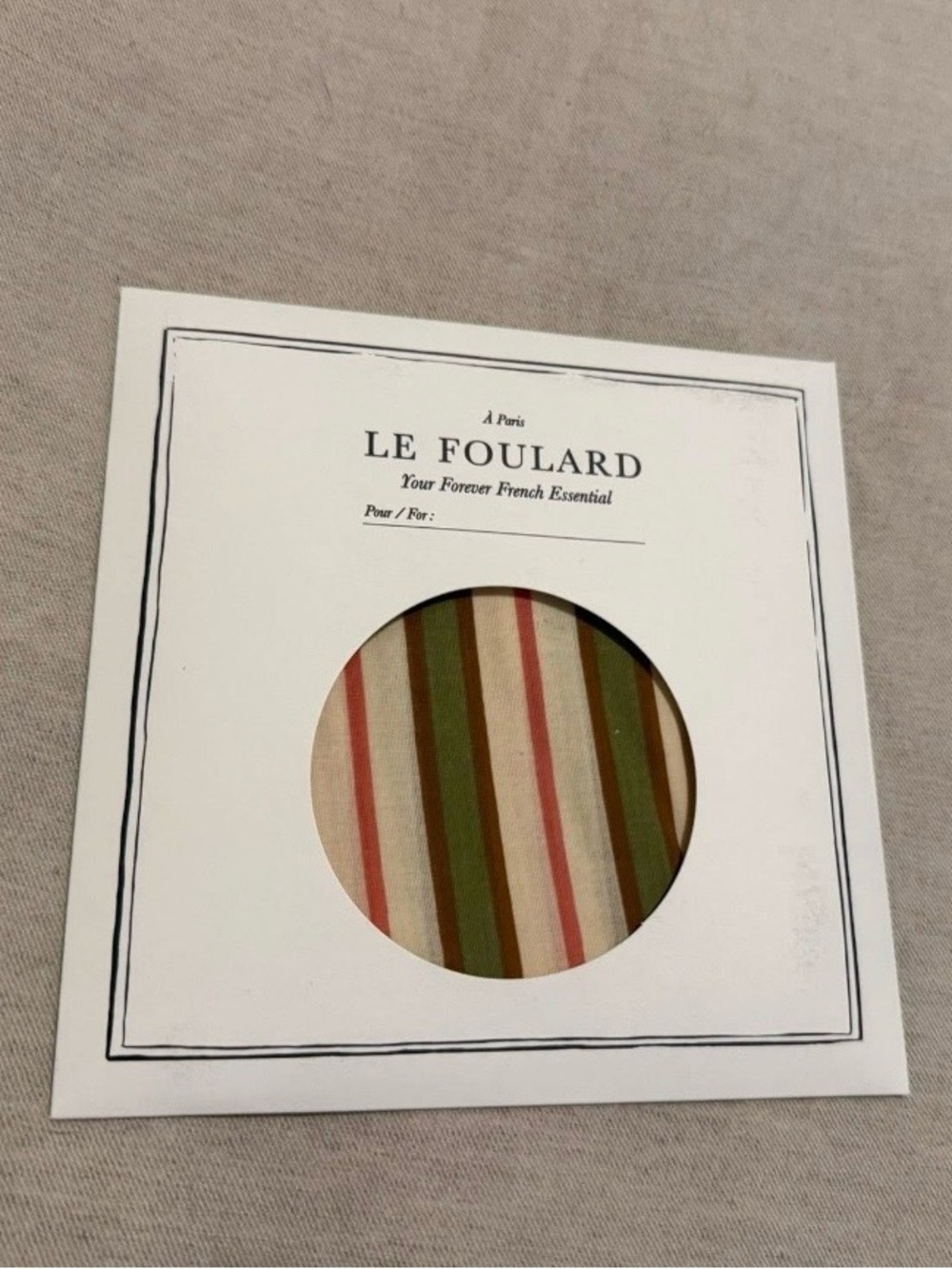 Sézane Multicolor Striped Scarf